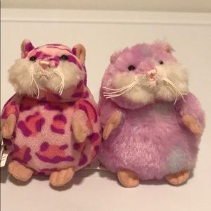 Two Webkinz Mazin Hamsters